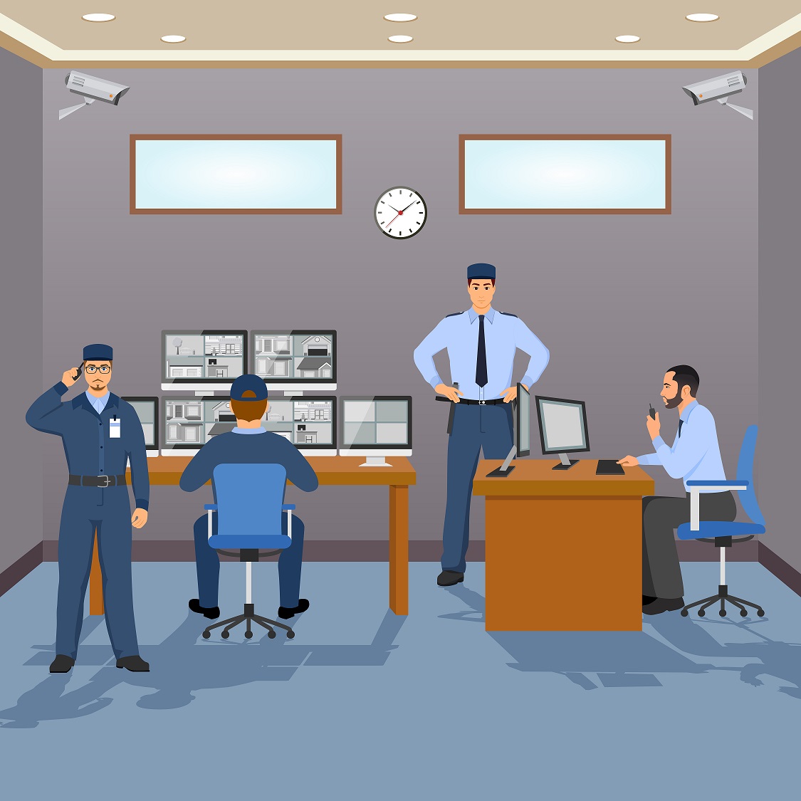 Security and safety in corporate facilities